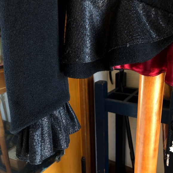 Steampunk Jacket With Laced Corset EUC Sz 4 Little Prince & Piggy Peplum - Picture 8 of 14